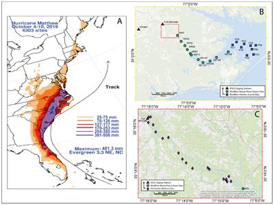 Use of Geospatial, Hydrologic, and Geochemical Modeling to Determine the Influence of Wetland-Derived Organic Matter in Coastal Waters in Response to Extreme Weather Events